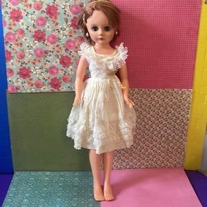 💗Vintage 1950-60 Doll 23” tall
